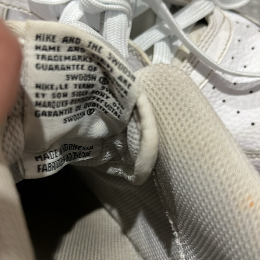 Nike Air Force 1  - Size 7Y - UK6 - White Black Leather - Nice Condition - Picture 12 of 12